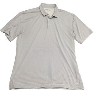 Onward Reserve Polo Shirt Mens 2XL Performance Striped Golfcore Preppy